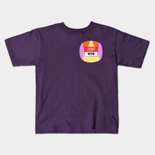 Bingo Name Tag (Rita the Grannie) Kids T-Shirt